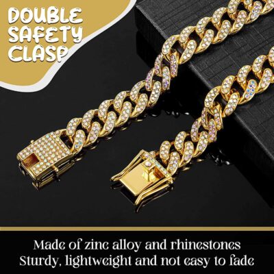 Metal Chain Crystal Collar Necklace Sparkly Pet Jewelry Accessories For Dogs Cats 16 - teedoges 0a79d645 817d 43f9 b3d6 7d1d8105c3ed - teedoges