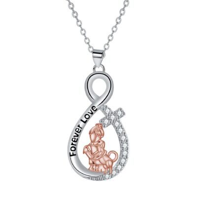 Love Heart Pendant Girl With Dog Necklace Sterling Silver Pet Lover Jewelry 9 - teedoges 0fb36d65 e814 481e a2fc 704bb74d5567 - teedoges