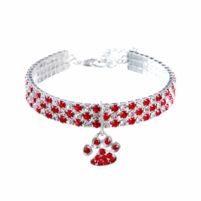 Pet Collar With Diamonds Mixed Color Cat Claws Elastic Dog Necklace Jewelry 33 - teedoges 11bb236a 0894 464d 9c8e 51a955f73bb2 - teedoges