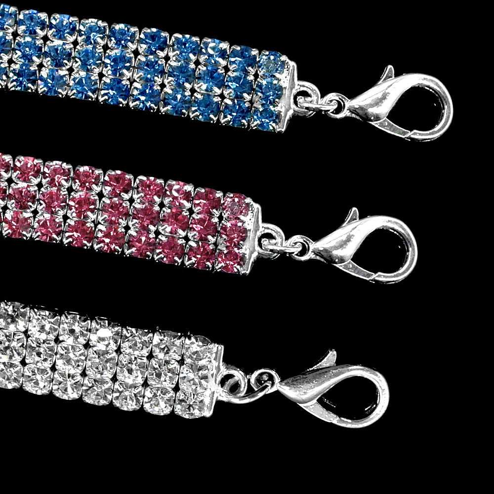 Crystal Bling Rhinestone Dog Collar Adjustable Pet Jewelry For Small Medium Dogs 7 - teedoges Crystal Bling Rhinestone Dog Collar Adjustable Pet Jewelry For Small Medium Dogs - Image 7