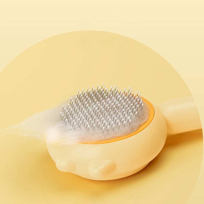 Professional De Shedding Brush Pet Grooming Massage Tool With Self Cleaning Button 9 - teedoges Professional De Shedding Brush Pet Grooming Massage Tool With Self Cleaning Button - Image 9