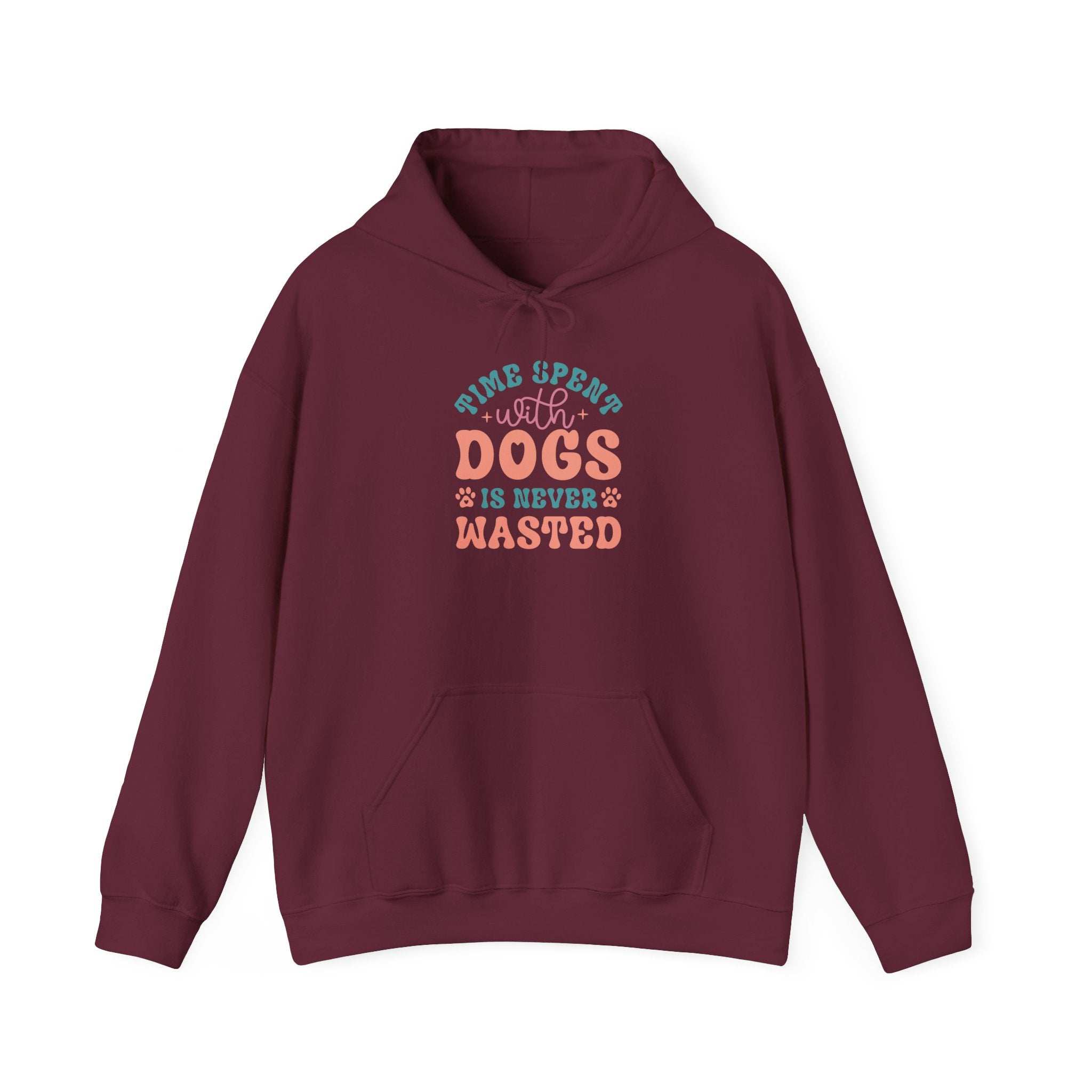 Time Spent With Dogs Hoodie Unisex Graphic Sweatshirt Pet Owner Apparel 2 - teedoges Time Spent With Dogs Hoodie Unisex Graphic Sweatshirt Pet Owner Apparel - Image 2