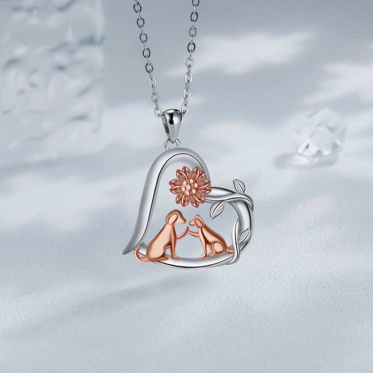 Pastoral Style Pendant Dog Necklace Elegant Flower Pearl Pet Jewelry 1 - teedoges Pastoral Style Pendant Dog Necklace Elegant Flower Pearl Pet Jewelry