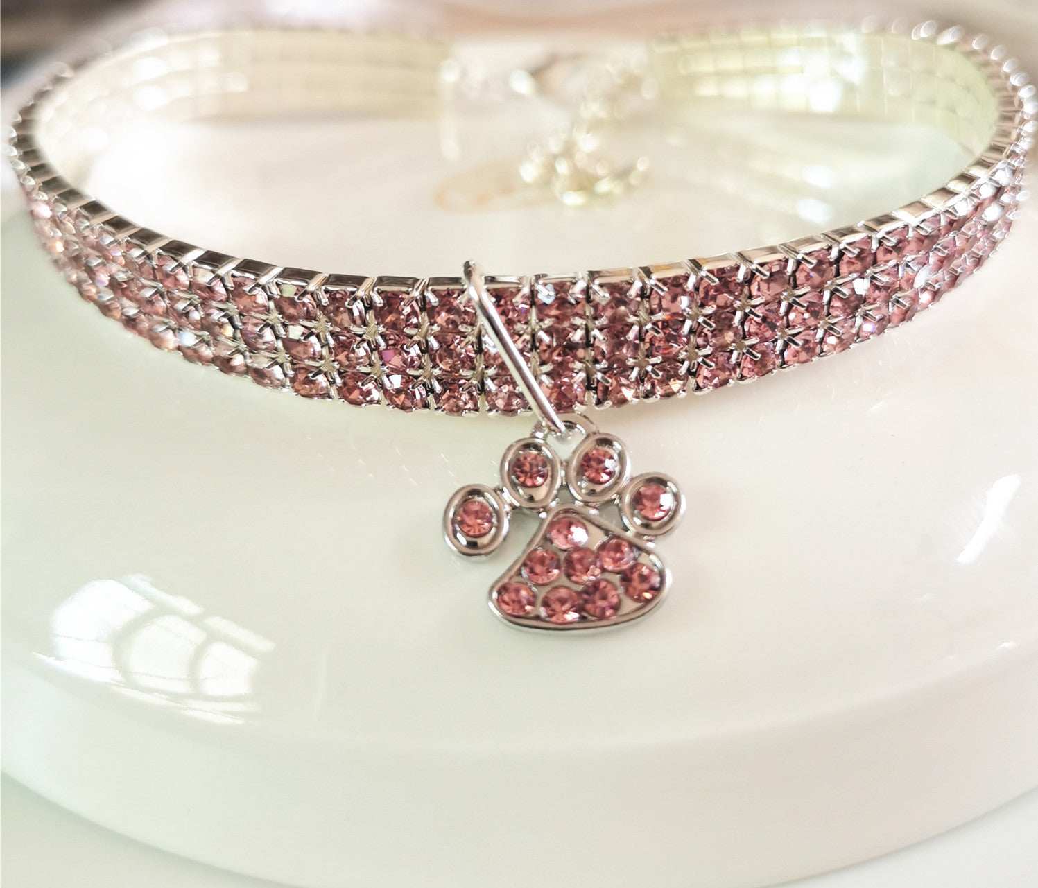 Pet Collar With Diamonds Mixed Color Cat Claws Elastic Dog Necklace Jewelry 11 - teedoges Pet Collar With Diamonds Mixed Color Cat Claws Elastic Dog Necklace Jewelry - Image 11