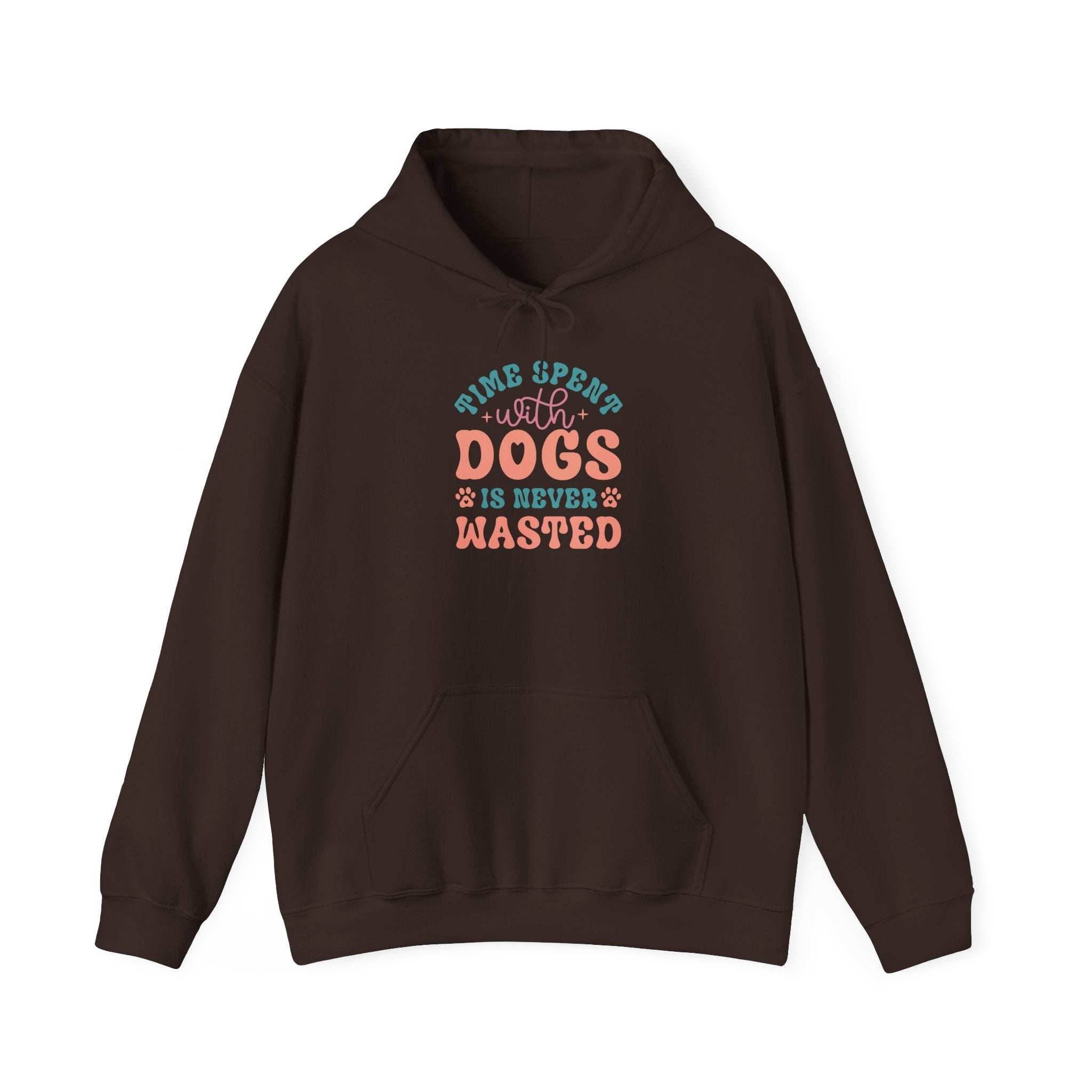 Time Spent With Dogs Hoodie Unisex Graphic Sweatshirt Pet Owner Apparel 3 - teedoges Time Spent With Dogs Hoodie Unisex Graphic Sweatshirt Pet Owner Apparel - Image 3
