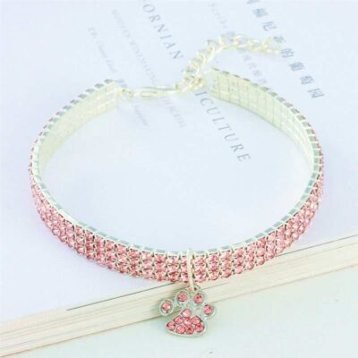 Pet Collar With Diamonds Mixed Color Cat Claws Elastic Dog Necklace Jewelry 22 - teedoges 315cb1eb 8fe7 45ab 8f94 4677e5690afb - teedoges