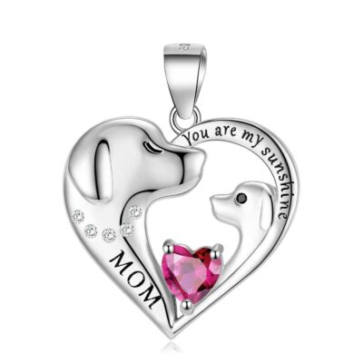 S925 Sterling Silver Cute Dog Necklace Mothers Day Series Long Sweater Chain 29 - teedoges 3262c7bd 1037 4782 8cd1 0a991cb94ac3 - teedoges