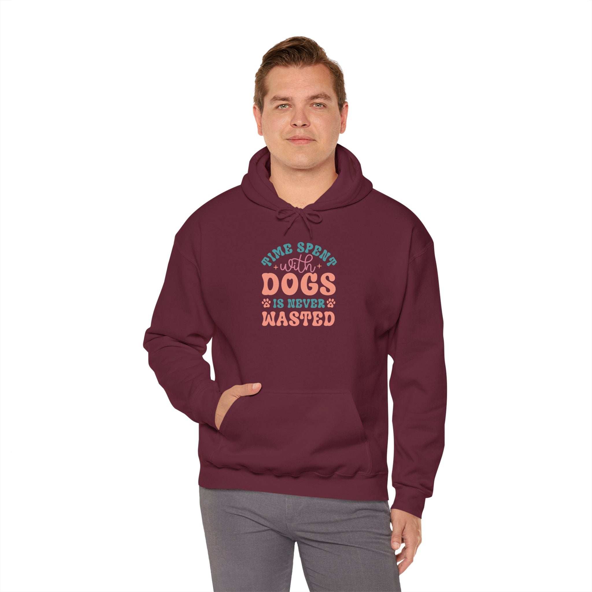 Time Spent With Dogs Hoodie Unisex Graphic Sweatshirt Pet Owner Apparel 10 - teedoges Time Spent With Dogs Hoodie Unisex Graphic Sweatshirt Pet Owner Apparel - Image 10