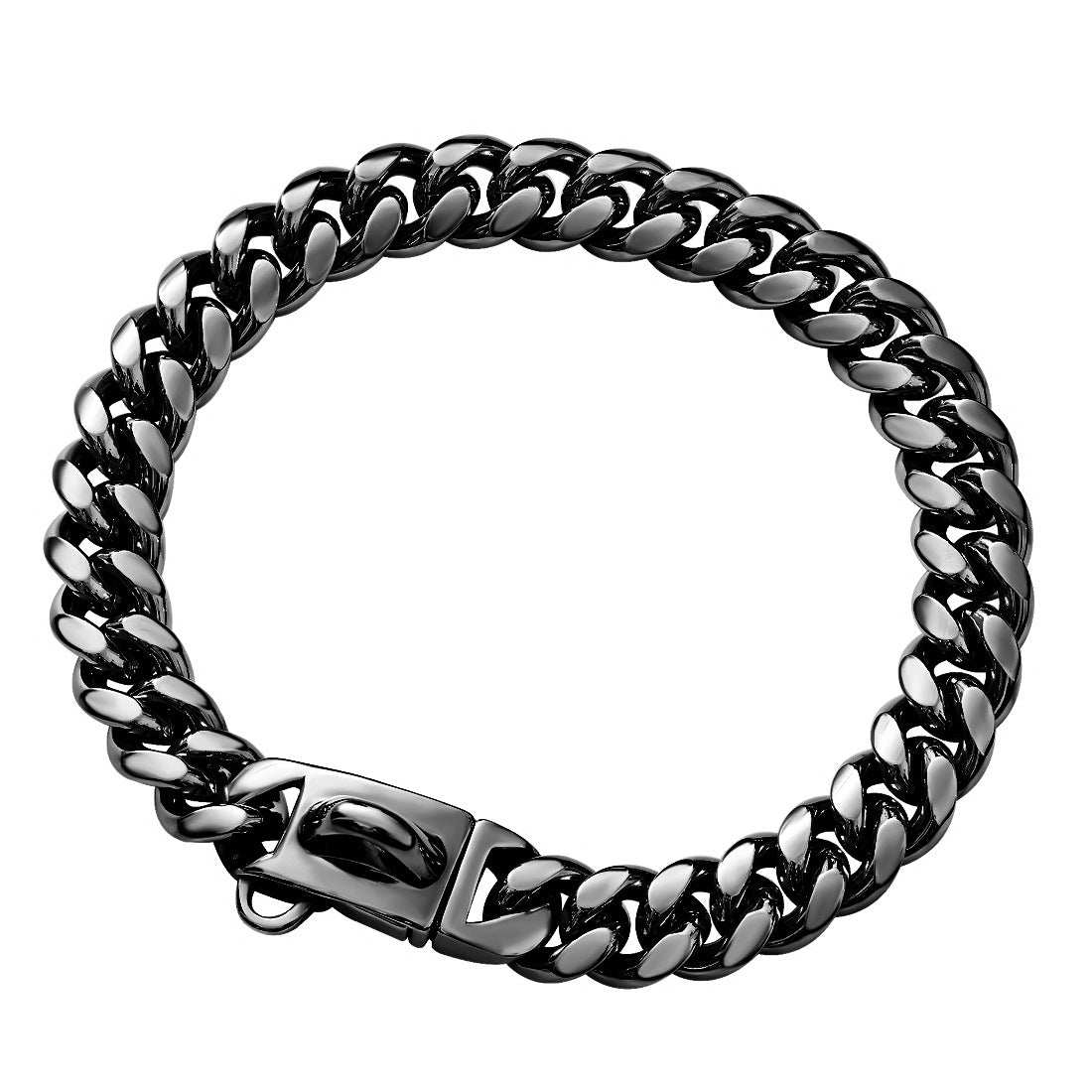 Stainless Steel Cuban Link Chain Pet Collar Secure Lock Buckle Dog Necklace 3 - teedoges Stainless Steel Cuban Link Chain Pet Collar Secure Lock Buckle Dog Necklace - Image 3