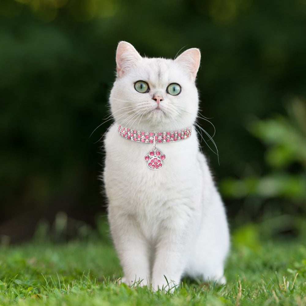 Pet Collar With Diamonds Mixed Color Cat Claws Elastic Dog Necklace Jewelry 6 - teedoges Pet Collar With Diamonds Mixed Color Cat Claws Elastic Dog Necklace Jewelry - Image 6