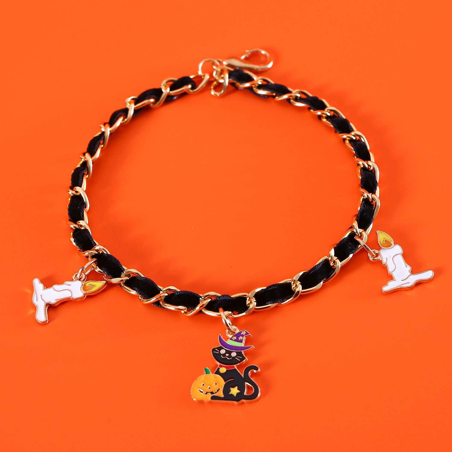 Velvet Halloween Pet Collar Gothic Bat Dripping Design Adjustable Kitten Choker 3 - teedoges Velvet Halloween Pet Collar Gothic Bat Dripping Design Adjustable Kitten Choker - Image 3