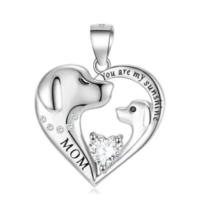 S925 Sterling Silver Cute Dog Necklace Mothers Day Series Long Sweater Chain 26 - teedoges 5d548c6b 8668 480b a797 a37590c09146 - teedoges