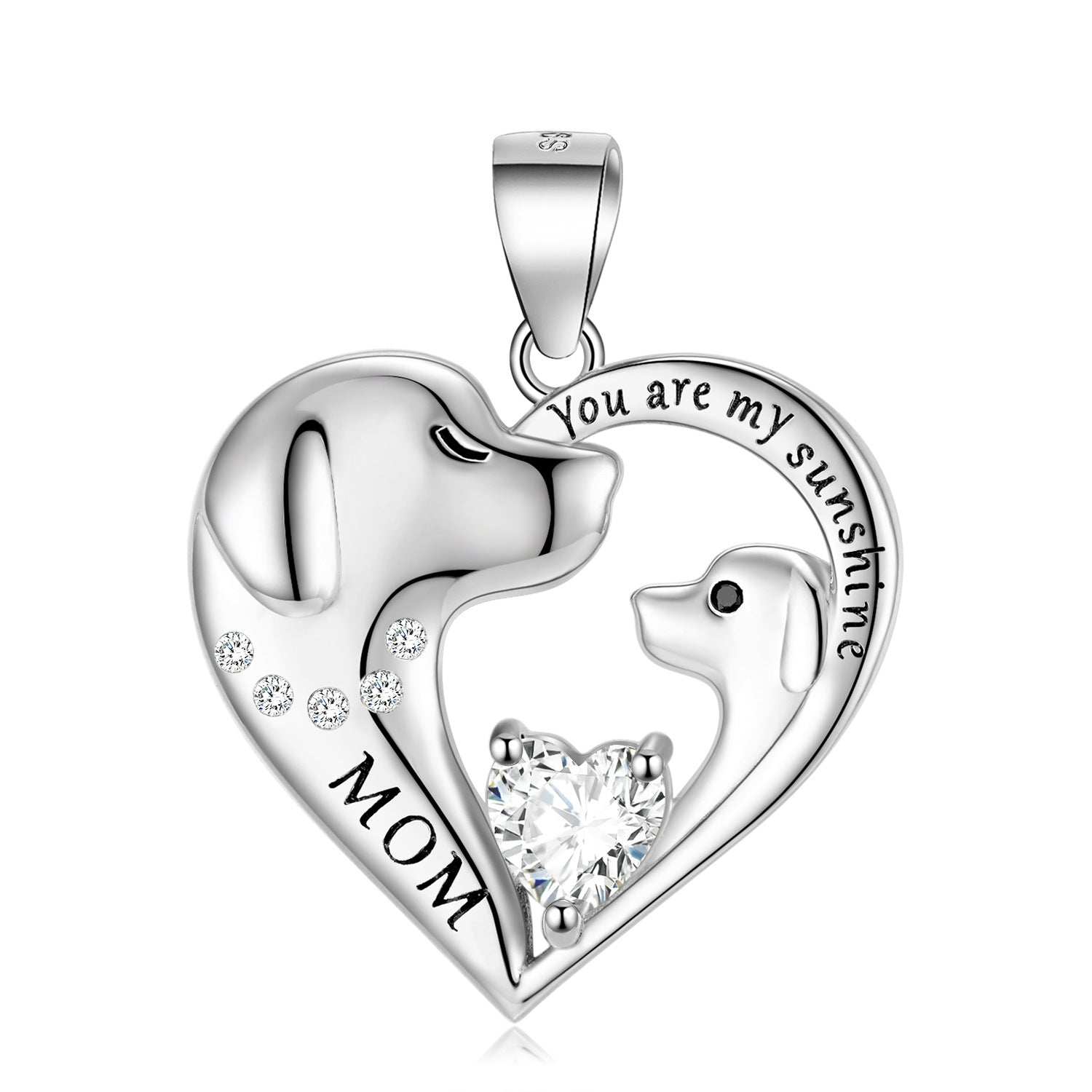 S925 Sterling Silver Cute Dog Necklace Mothers Day Series Long Sweater Chain 9 - teedoges S925 Sterling Silver Cute Dog Necklace Mothers Day Series Long Sweater Chain - Image 9