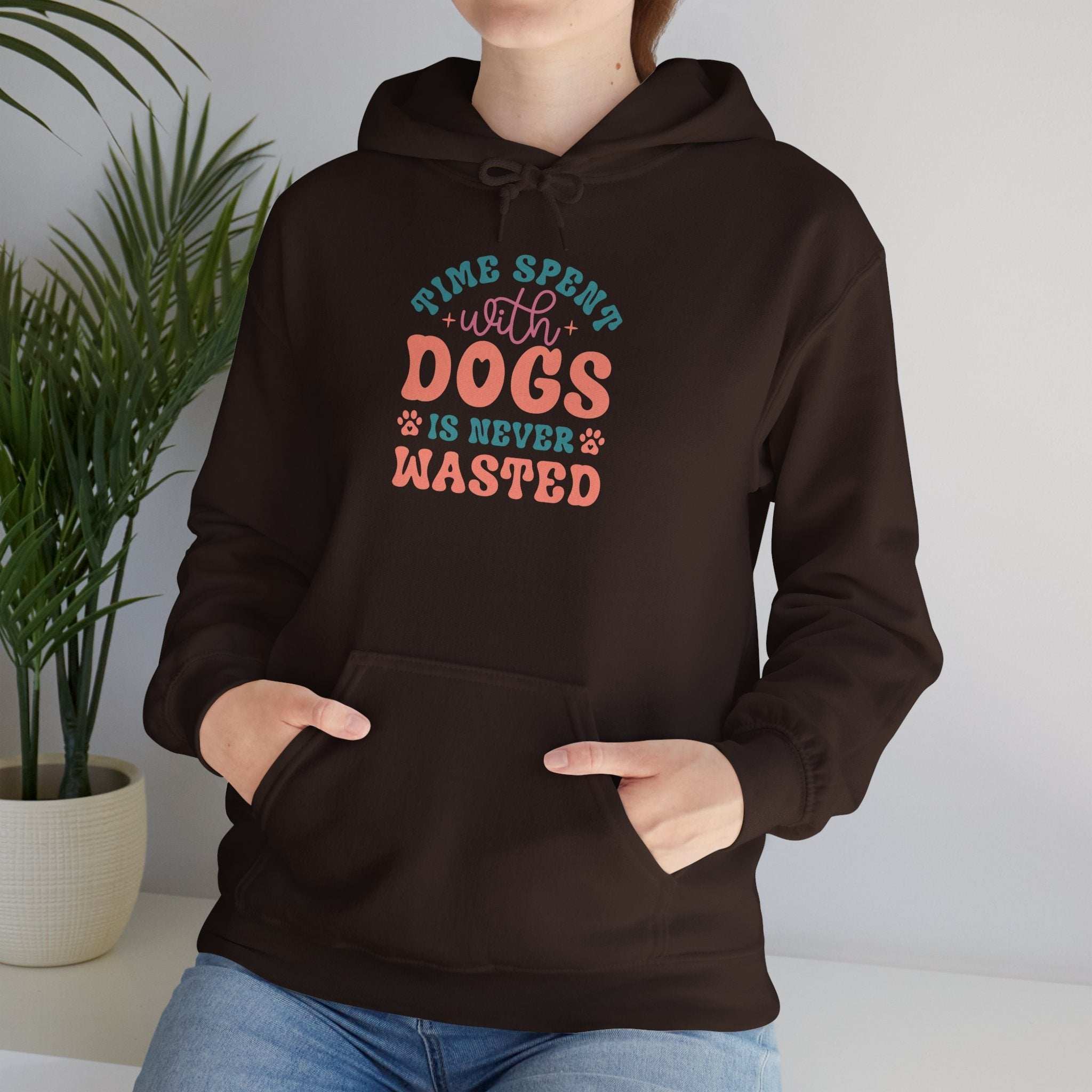 Time Spent With Dogs Hoodie Unisex Graphic Sweatshirt Pet Owner Apparel 15 - teedoges Time Spent With Dogs Hoodie Unisex Graphic Sweatshirt Pet Owner Apparel - Image 15