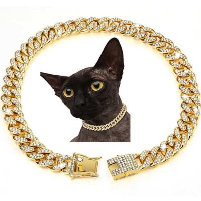 Diamond Bling Dog Cat Collar Cuban Style Rhinestone Pet Chain Necklace 8 - teedoges 800f4143 b814 4d67 b997 826a4315af6d - teedoges