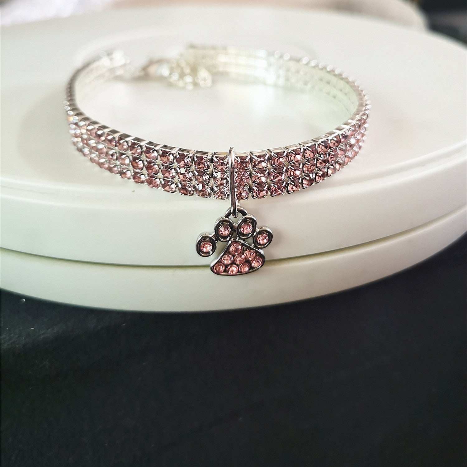 Pet Collar With Diamonds Mixed Color Cat Claws Elastic Dog Necklace Jewelry 12 - teedoges Pet Collar With Diamonds Mixed Color Cat Claws Elastic Dog Necklace Jewelry - Image 12