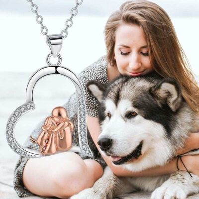 Love Guardian Pendant Girl And Dog Necklace Memorial Jewelry For Pet Owners 7 - teedoges 84c884e7 ba00 4703 8af6 4e67ff90aa1d - teedoges
