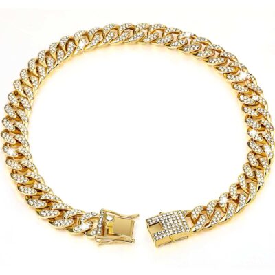 Diamond Hip Hop Dog Cat Pet Collar Cuban Link Chain Jewelry Necklace 10 - teedoges 85077dd6 ec94 443c 9376 bbf0647efe04 - teedoges