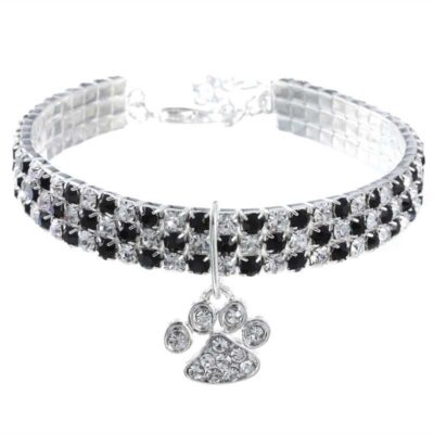 Pet Collar With Diamonds Mixed Color Cat Claws Elastic Dog Necklace Jewelry 34 - teedoges 8f7a101e 3283 4d80 84a2 211d5cffcd9c - teedoges
