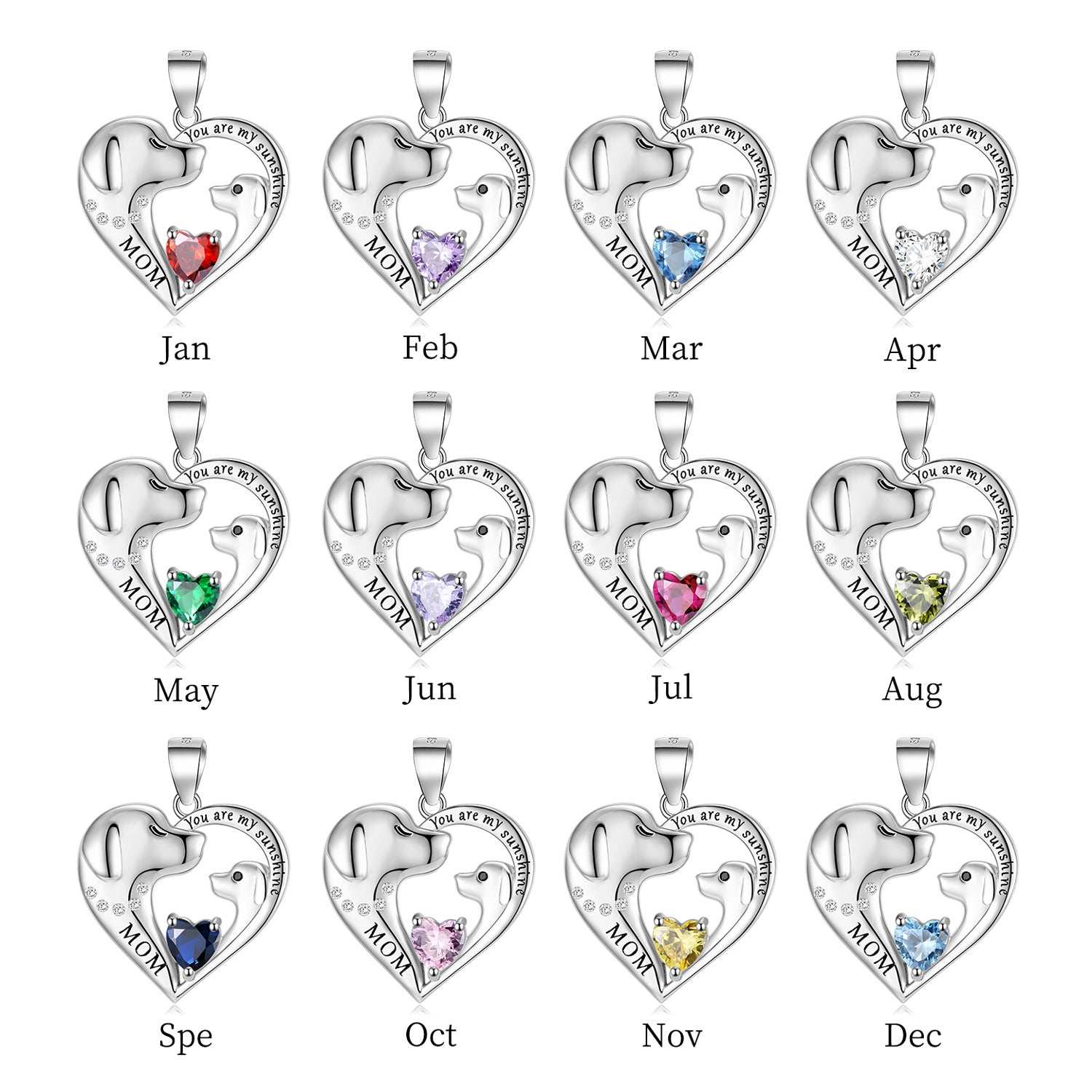 S925 Sterling Silver Cute Dog Necklace Mothers Day Series Long Sweater Chain 3 - teedoges S925 Sterling Silver Cute Dog Necklace Mothers Day Series Long Sweater Chain - Image 3