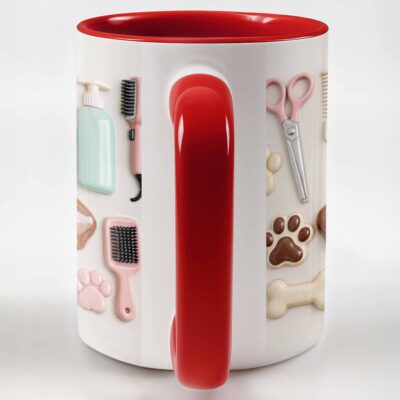 Dog Groomer Personalized Accent Mug Gift For Pet Groomers 23 - teedoges DOG122 AMUG6 - teedoges