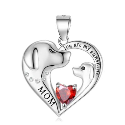S925 Sterling Silver Cute Dog Necklace Mothers Day Series Long Sweater Chain 23 - teedoges af59148e 49c0 4274 94f7 9699d0c55a68 - teedoges