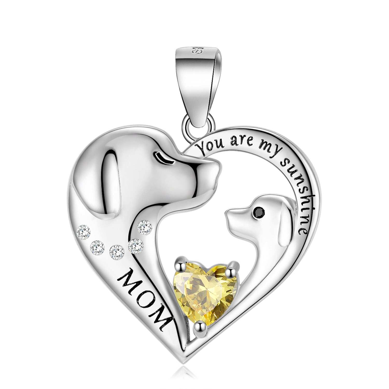 S925 Sterling Silver Cute Dog Necklace Mothers Day Series Long Sweater Chain 16 - teedoges S925 Sterling Silver Cute Dog Necklace Mothers Day Series Long Sweater Chain - Image 16