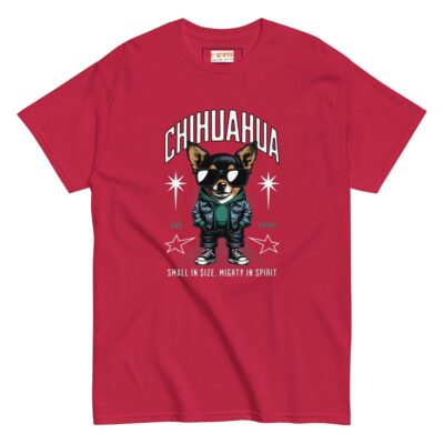 chihuahua t shirt small and mighty t shirt cardinal 898128 - teedoges