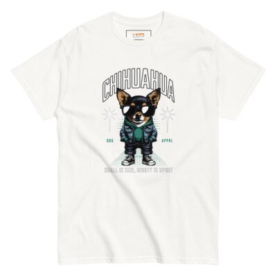 chihuahua t shirt small and mighty t shirt white 260456 - teedoges