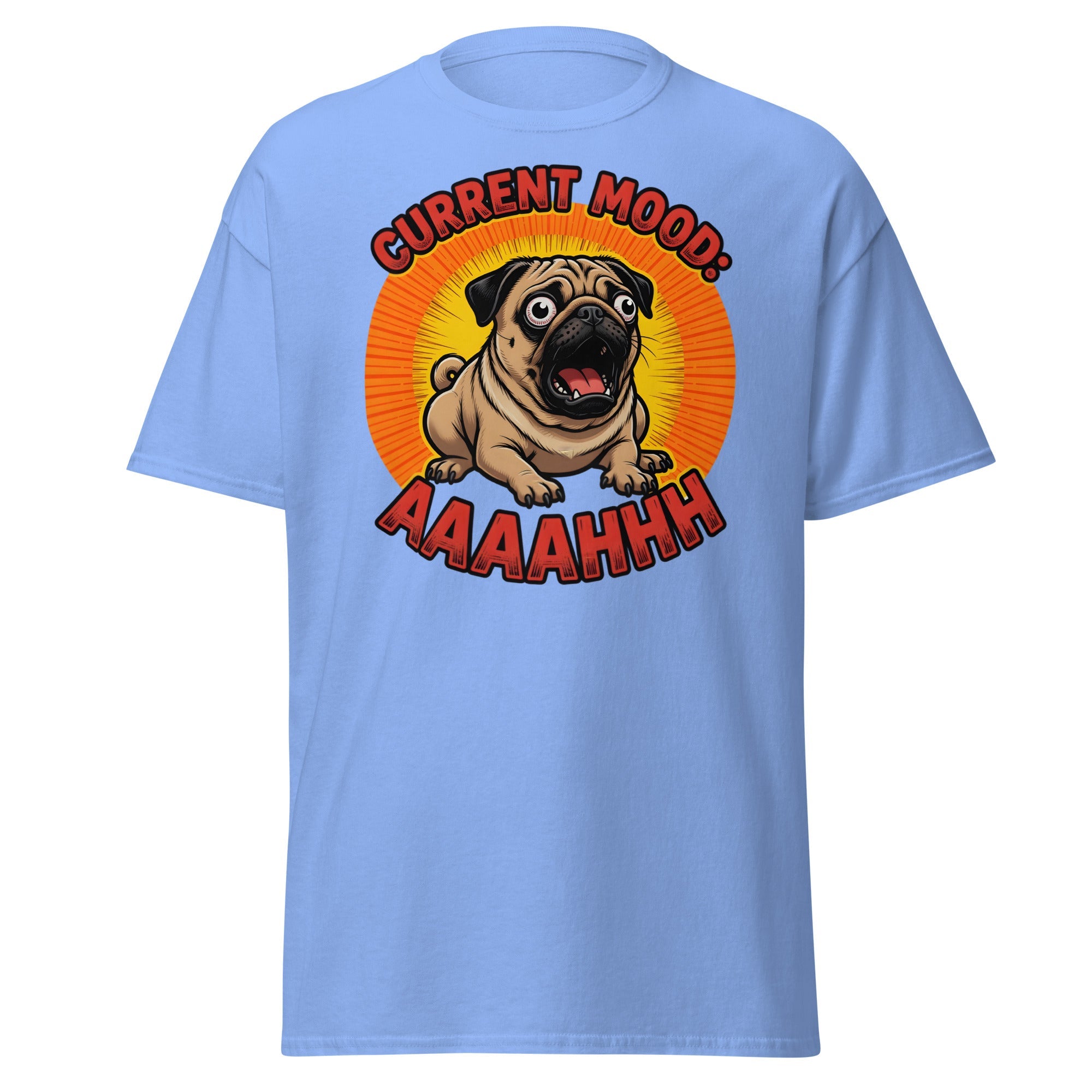 Current Mood Pug T Shirt Stressed Dog Humor Graphic Unisex Cotton Tee 12 - teedoges Current Mood Pug T Shirt Stressed Dog Humor Graphic Unisex Cotton Tee - Image 12
