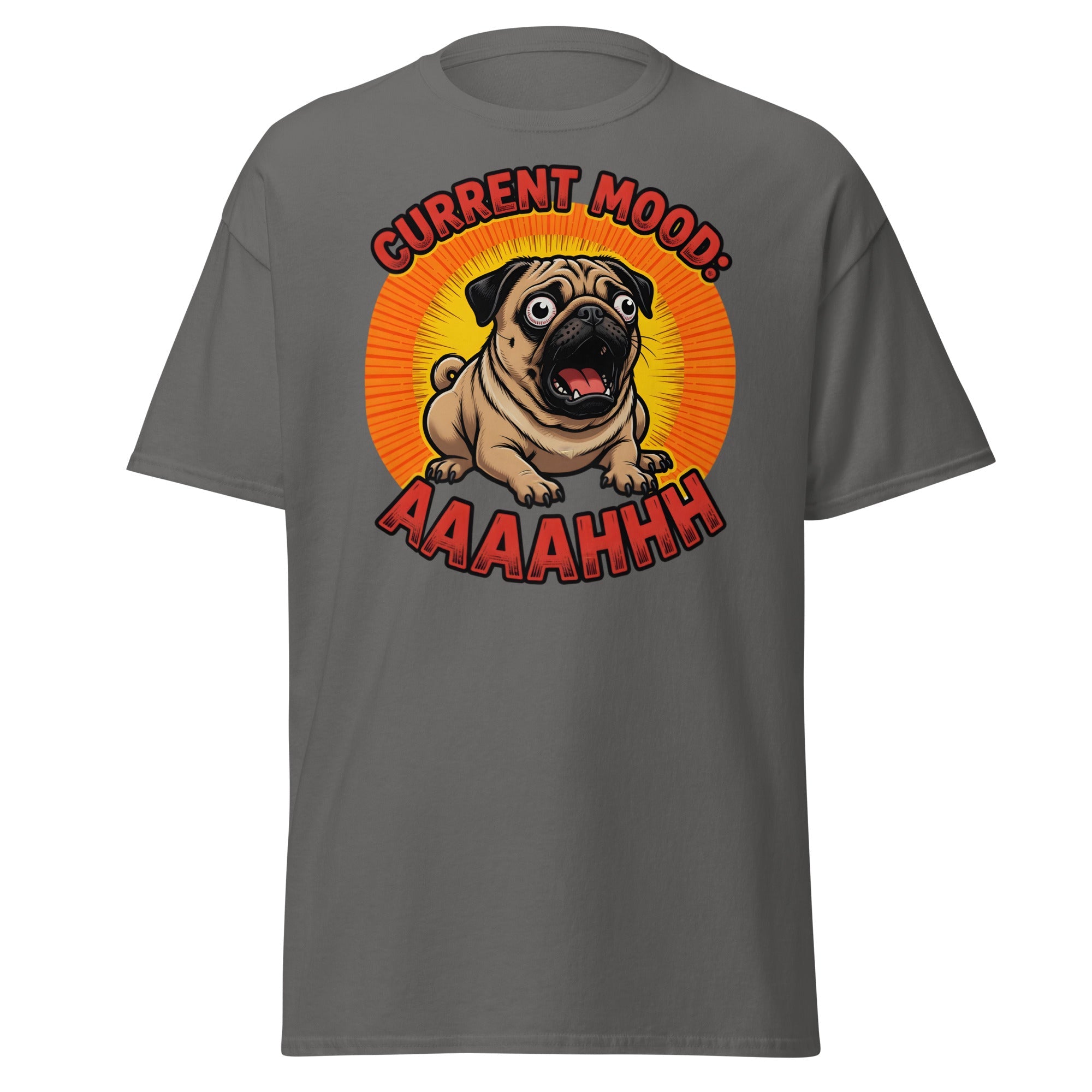 Current Mood Pug T Shirt Stressed Dog Humor Graphic Unisex Cotton Tee 9 - teedoges Current Mood Pug T Shirt Stressed Dog Humor Graphic Unisex Cotton Tee - Image 9