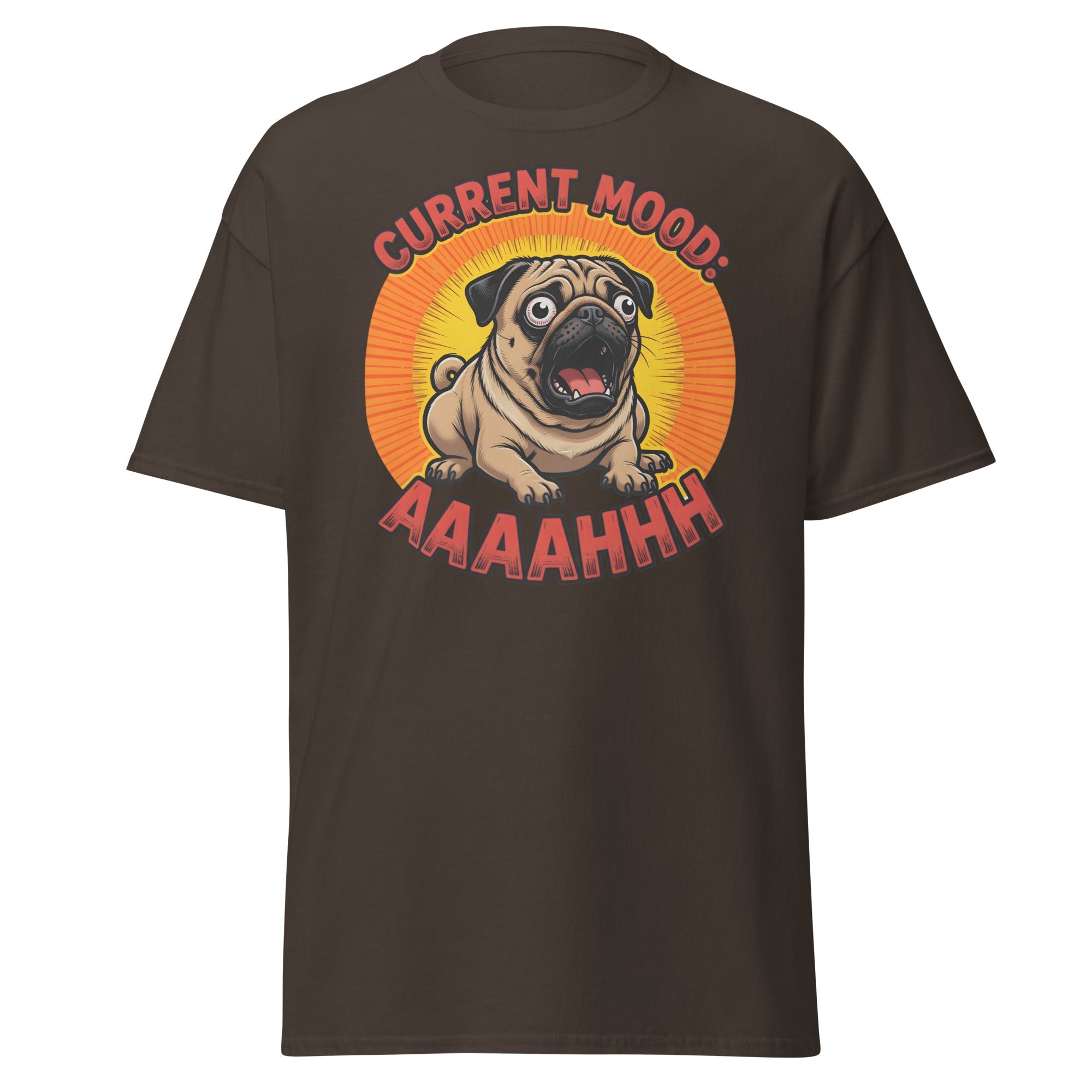 Current Mood Pug T Shirt Stressed Dog Humor Graphic Unisex Cotton Tee 7 - teedoges Current Mood Pug T Shirt Stressed Dog Humor Graphic Unisex Cotton Tee - Image 7