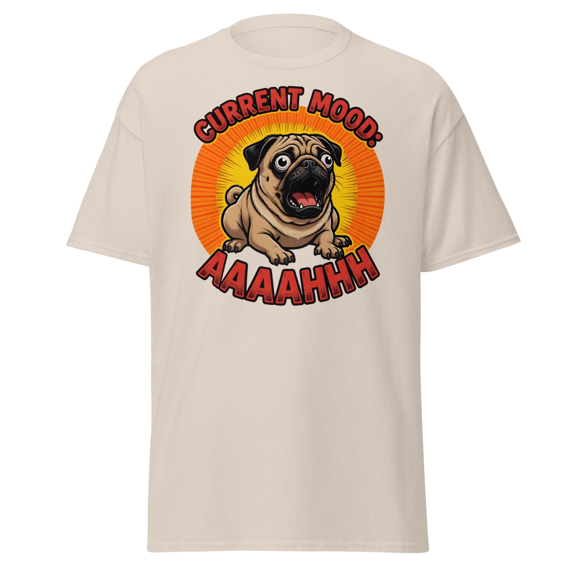 Current Mood Pug T Shirt Stressed Dog Humor Graphic Unisex Cotton Tee 13 - teedoges Current Mood Pug T Shirt Stressed Dog Humor Graphic Unisex Cotton Tee - Image 13