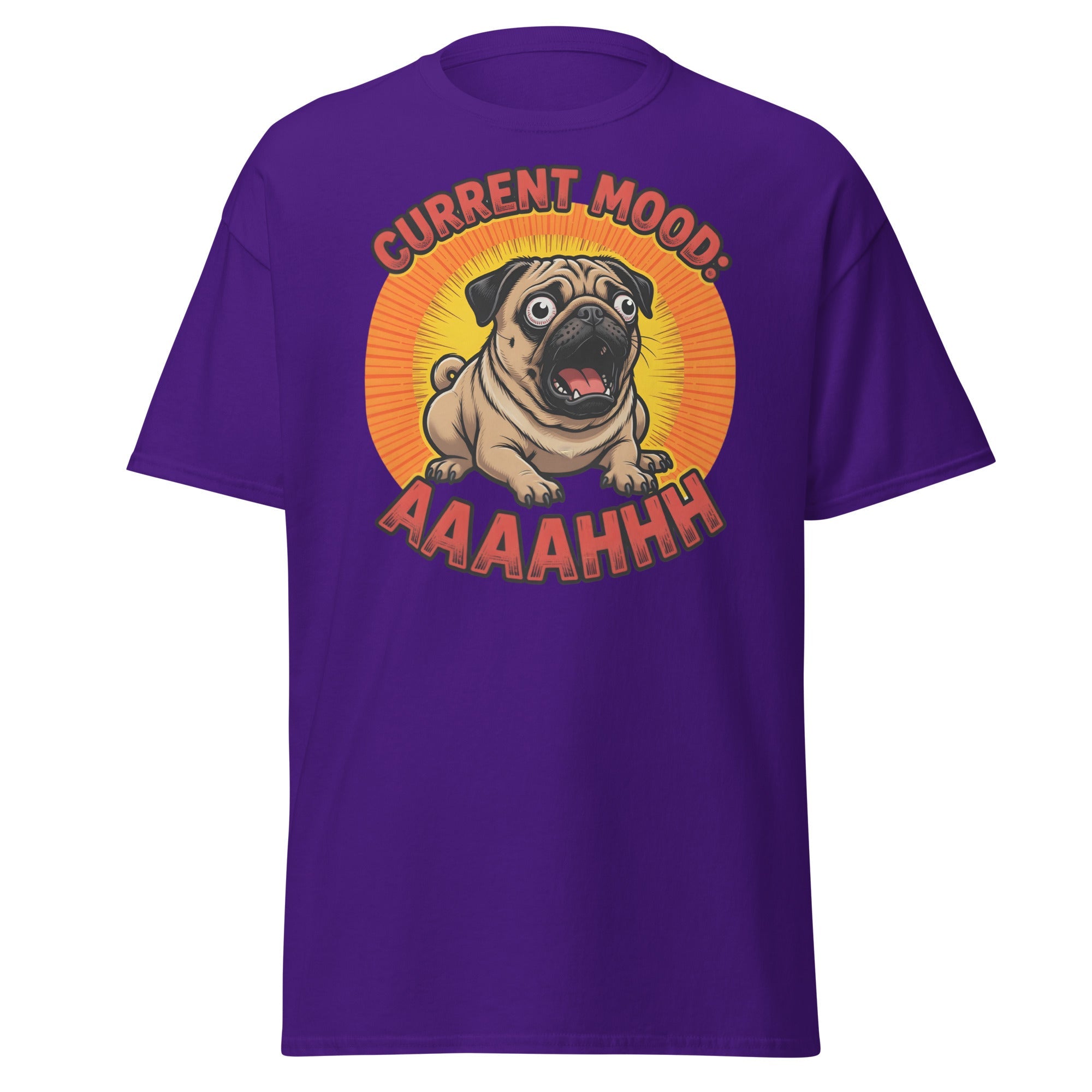 Current Mood Pug T Shirt Stressed Dog Humor Graphic Unisex Cotton Tee 5 - teedoges Current Mood Pug T Shirt Stressed Dog Humor Graphic Unisex Cotton Tee - Image 5