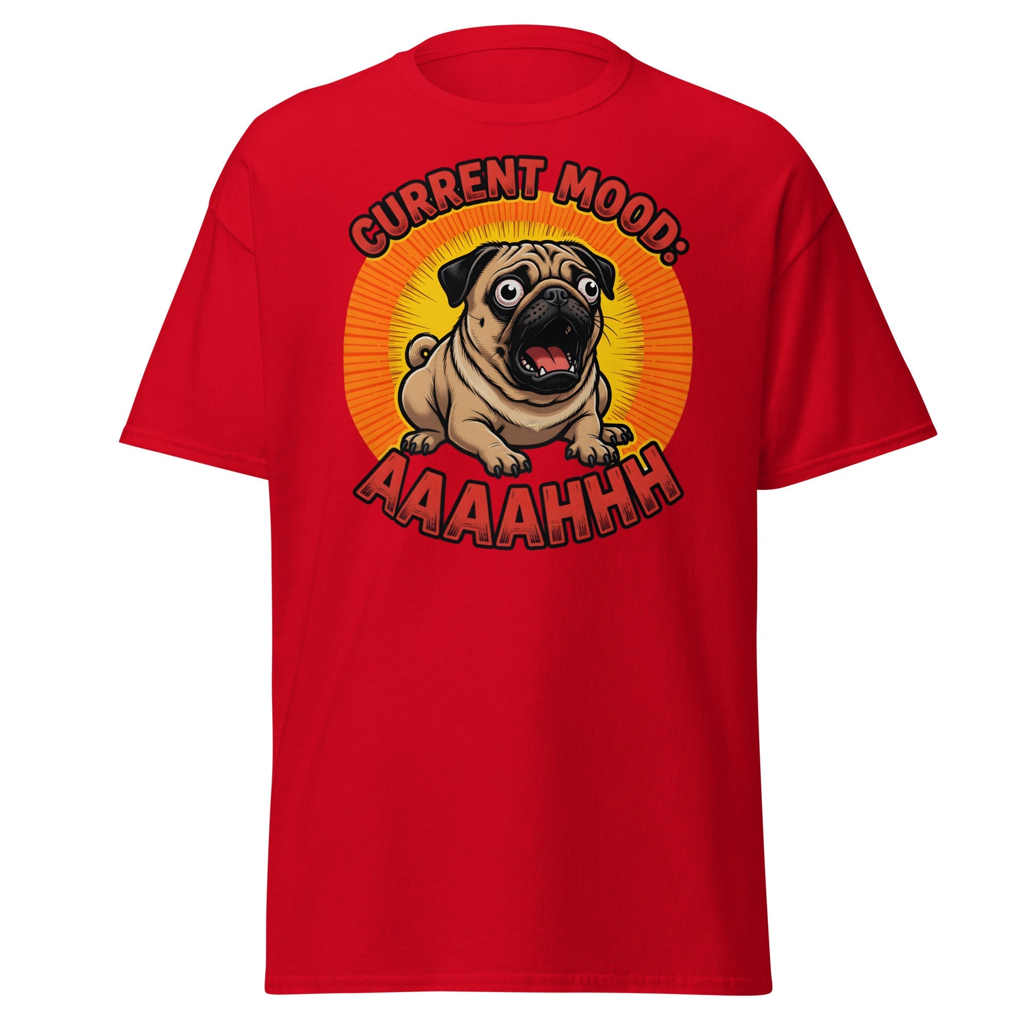 Current Mood Pug T Shirt Stressed Dog Humor Graphic Unisex Cotton Tee 6 - teedoges Current Mood Pug T Shirt Stressed Dog Humor Graphic Unisex Cotton Tee - Image 6
