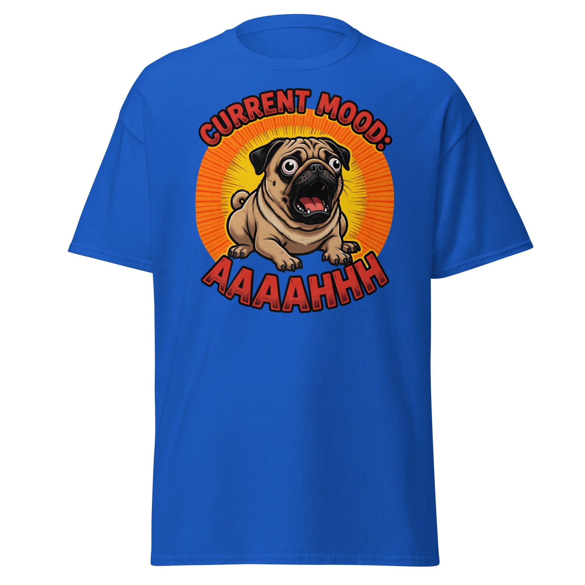 Current Mood Pug T Shirt Stressed Dog Humor Graphic Unisex Cotton Tee 8 - teedoges Current Mood Pug T Shirt Stressed Dog Humor Graphic Unisex Cotton Tee - Image 8