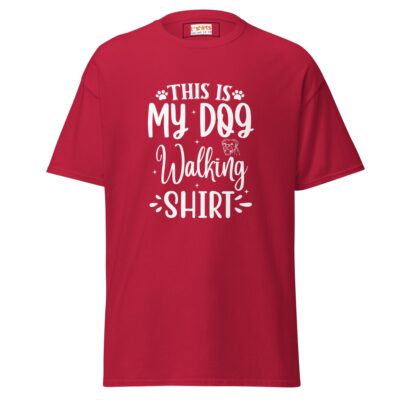 Dog Walking T Shirt Professional Walker Apparel Custom Pet Owner Tee 18 - teedoges dog walking t shirt dog t shirt cardinal 744256 - teedoges
