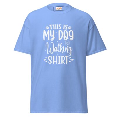 Dog Walking T Shirt Professional Walker Apparel Custom Pet Owner Tee 23 - teedoges dog walking t shirt dog t shirt carolina blue 905148 - teedoges