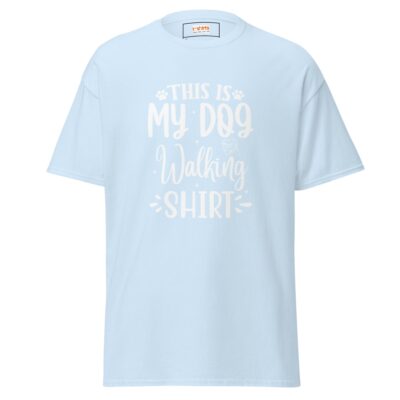 Dog Walking T Shirt Professional Walker Apparel Custom Pet Owner Tee 25 - teedoges dog walking t shirt dog t shirt light blue 933093 - teedoges