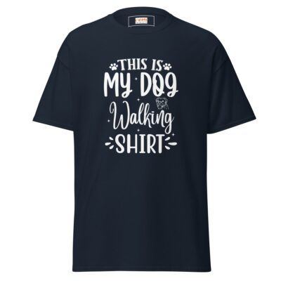 Dog Walking T Shirt Professional Walker Apparel Custom Pet Owner Tee 14 - teedoges dog walking t shirt dog t shirt navy 577172 - teedoges