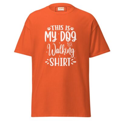 Dog Walking T Shirt Professional Walker Apparel Custom Pet Owner Tee 22 - teedoges dog walking t shirt dog t shirt orange 376068 - teedoges