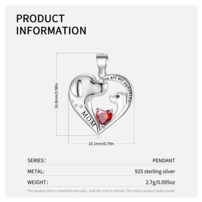 S925 Sterling Silver Cute Dog Necklace Mothers Day Series Long Sweater Chain 21 - teedoges e6515a81 a6b8 4228 9983 ede66adb01c9 - teedoges
