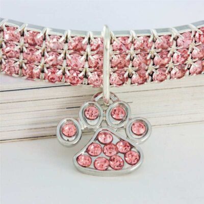 Pet Collar With Diamonds Mixed Color Cat Claws Elastic Dog Necklace Jewelry 20 - teedoges f87d742d 90c8 4129 a1bb 8ee9a5b97b28 - teedoges