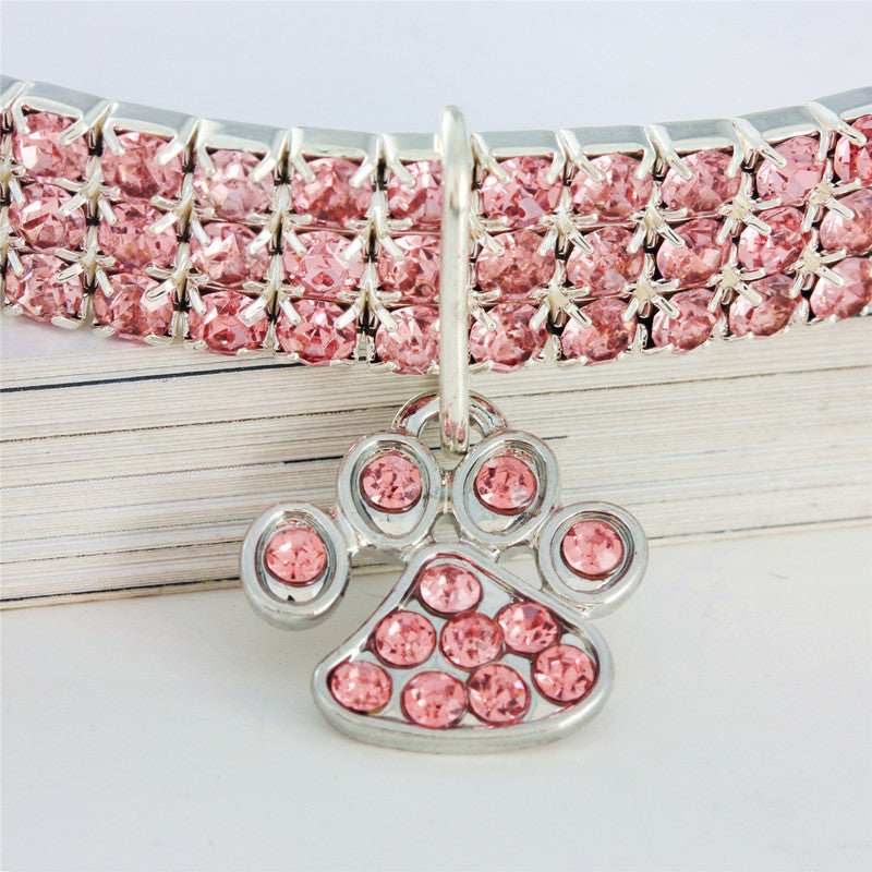 Pet Collar With Diamonds Mixed Color Cat Claws Elastic Dog Necklace Jewelry 3 - teedoges Pet Collar With Diamonds Mixed Color Cat Claws Elastic Dog Necklace Jewelry - Image 3