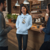 Hot Cocoa Winter Dog Hoodie Graphic Unisex Sweatshirt Pet Lover Apparel