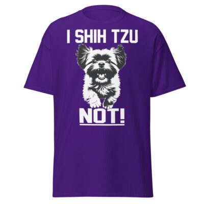 i shih tzu not t shirt funny dog lover pun tee purple 3021033 - teedoges