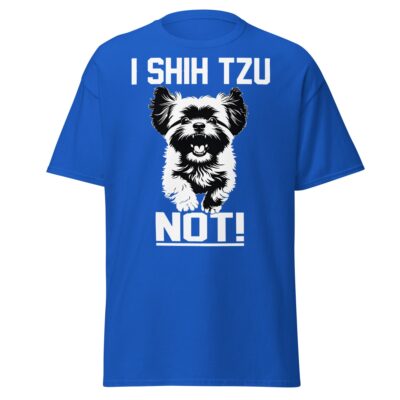 i shih tzu not t shirt funny dog lover pun tee royal 1317230 - teedoges