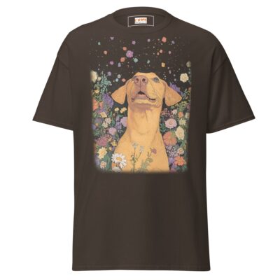 Boho Labrador Dog T Shirt Artistic Labrador Print Unisex Cotton Tee 19 - teedoges labrador boho dog t shirt 112475 - teedoges