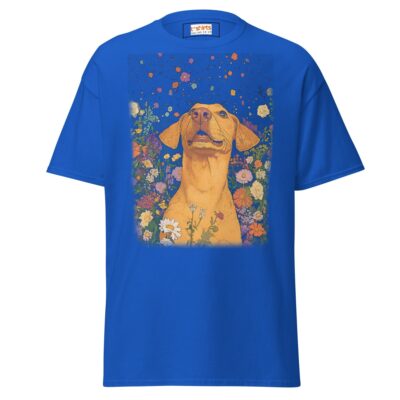 Boho Labrador Dog T Shirt Artistic Labrador Print Unisex Cotton Tee 21 - teedoges labrador boho dog t shirt 127674 - teedoges