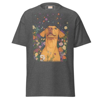 Boho Labrador Dog T Shirt Artistic Labrador Print Unisex Cotton Tee 22 - teedoges labrador boho dog t shirt 213430 - teedoges